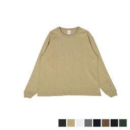 【最大1000円OFFクーポン】 Champion T1011 US LONG SLEEVE T-SHIRT チャンピオン Tシャツ 長袖 メンズ レディース ブラック ブラウン ホワイト グレー ネイビー グリーン 黒 白 C5-U409