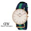 Daniel Wellington ダニエルウェリントン 40mm 腕時計 メンズ CLASSIC WARWICK ローズゴールド NATO