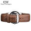 Daniel Wellington ダニエルウェリントン 18mm 20mm 交換ベルト 専用ストラップ メンズ レディース 0410DW WRISTBAND CLASSIC CARDIFF シルバー