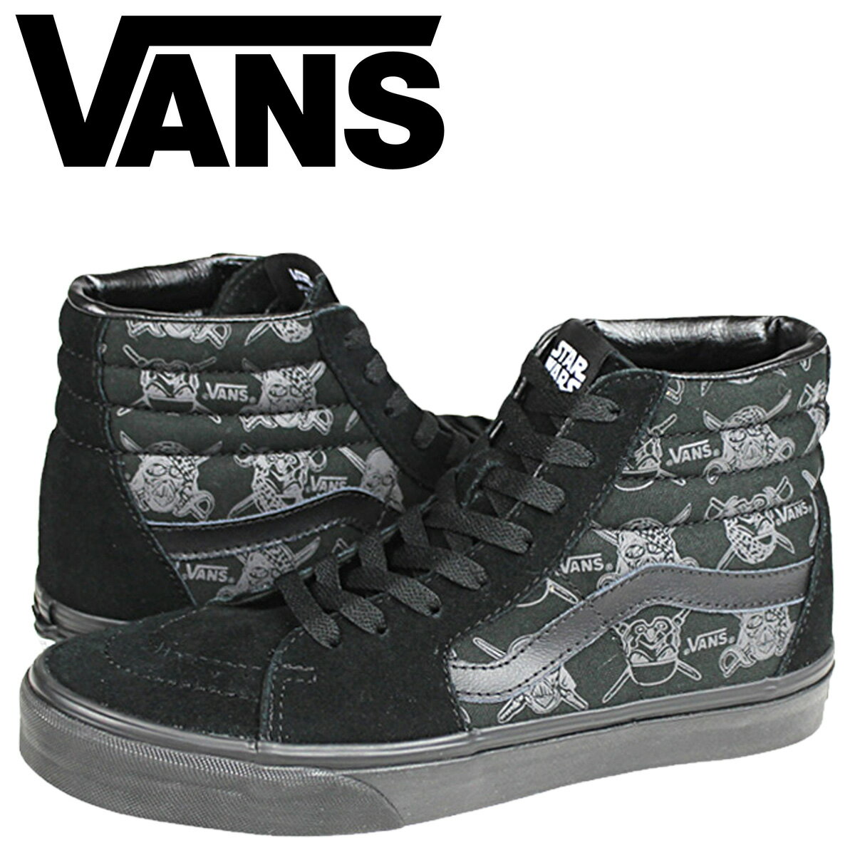 VANS バンズ スターウォーズ スニーカー コラボ STARWARS SK8-HI VN-0TS9EX8 メンズ レディース 靴 ブラック