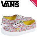 VANS バンズ オーセンティック ビートルズ スニーカー レディース AUTHENTIC THE BEATLES VN-0VOEC6A 靴 ピンク