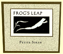 フロッグス リープ プティシラー　ラザフォード[2009] Frog’s Leap Petit Syrah Rutherford[2009]