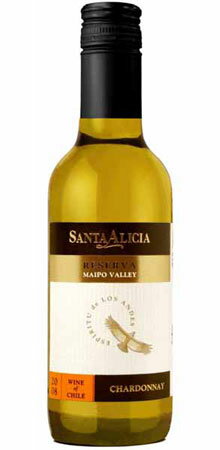 ■サンタアリシア シャルドネ レゼルバ 187ml[2011] Santa Alicia Chardonnay Reserva 187ml[2011]【出荷：7〜10日後】【25%OFF】　