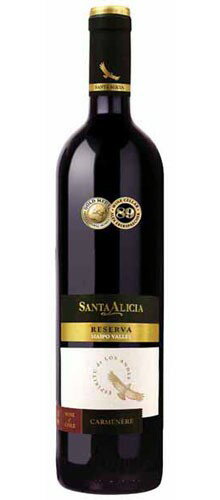 ■サンタアリシア カルムネール レゼルバ[2010] Santa Alicia Carmenere Reserva[2010]【出荷：7〜10日後】