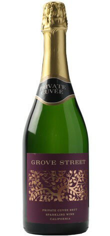 ■グローヴ　ストリート　プライヴェート　キュヴェ　スパークリング　ワイン　カリフォルニアNVGrove Street Private Cuvee Sparkling Wine Californa NV　≪お一人様6本まで≫【出荷：7〜10日後】