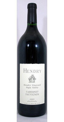 ■ヘンドリー　カベルネソーヴィニヨン　（1500ml）マグナムボトル[2005]　Hendry Cabernet Sauvignon [2005]【出荷：7〜10日後】