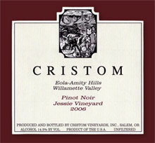 ■クリストムヴィンヤーズ　ピノノワール　ジェシーヴィンヤード[2006]CRISTOM VINEYARDS Pinot Noir / Jessie Vineyard[2006]【出荷：7〜10日後】