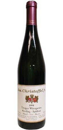 ■ジョセフ　クリストフェル　ユルツィガー　ヴュルツガルテン　シュペートレーゼ　　[1994]【V978】JOS CHRISTOFFELURZIGER WURZGARTEN RIESLING SPATLESE[1994]【出荷：7〜10日後】