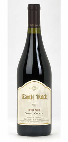 ■キャッスルロック ワイナリー ピノノワール ソノマカウンティー[2009] Castle Rock Winery Pinot Noir Sonoma County[2009]【出荷：7〜10日後】【20%OFF】　