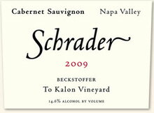 シュレーダー セラーズ　カベルネソーヴィニヨン[2009] Schrader Cellars Cabernet Sauvignon[2009]