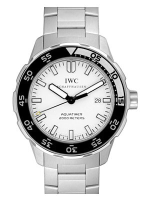 IWC メンズ IW356809 アクアタイマーオートマティック2000 SSブレス ホワイト 自動巻き