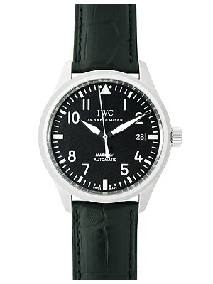 【新品】IWC IW325501 マーク16 (MarkXVI：マークXVI) ブラック SS/ブラックレザー 自動巻き 《パイロットウォッチ》