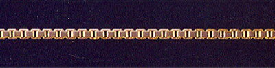 K18ベネチアンチェーン（幅1.0mm）