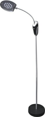 送料無料乾電池式LEDフロアスタンドライトフロアライトスタンドライトスポットライト電気スタンド16灯目に優しい高輝度長寿命照明器具シルバーおしゃれ間接照明カフェスタイル北欧シェードフレキシブルアーム読書灯【激安】【02P05Dec15】【S】