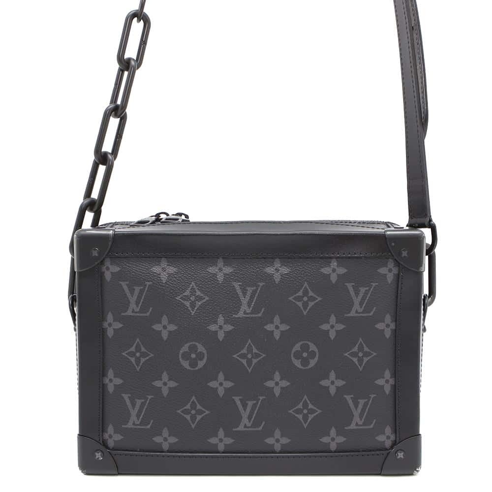 ルイヴィトン ショルダーバッグ モノグラム・エクリプス ソフトトランク M44730 LOUIS VUITTON ブラック 黒 【安心保証】 【中古】 ルイヴィトン バッグ ルイヴィトン メンズ LOUIS VUITTON BAG