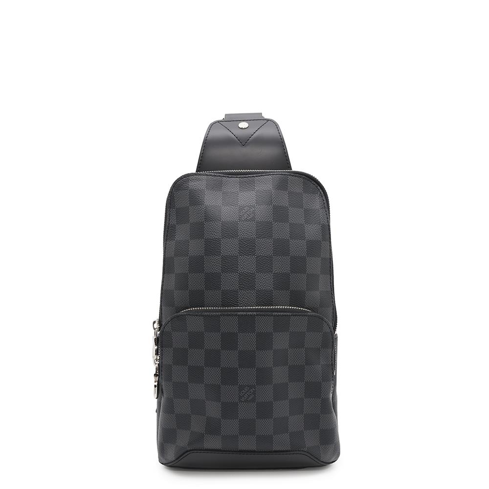 ルイヴィトン ボディバッグ ダミエ・グラフィット アヴェニュー・スリングバッグ N41719 LOUIS VUITTON 黒 ブラック 【安心保証】 【中古】 ルイ・ヴィトン ダミエ バッグ LOUIS VUITTON BAG