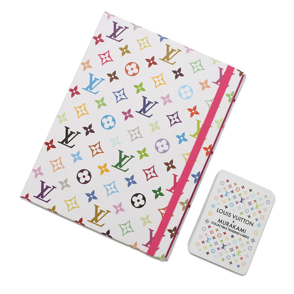 ルイヴィトン ノベルティ LV×TM トレーディングカードセット LOUIS VUITTON 白 【中古】 ルイ・ヴィトン ノベルティ LOUIS VUITTON