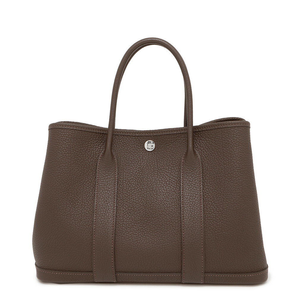 エルメス トートバッグ ガーデンパーティTPM エベンヌ/シルバー金具 ネゴンダ Y刻印 【安心保証】 【中古】 エルメス ガーデンパーティ エルメス バッグ エルメス レディース HERMES BAG