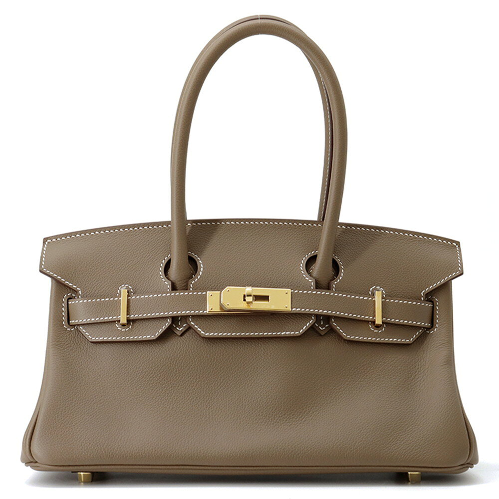 エルメス ショルダーバーキン29 エトゥープ/シルバー金具 エバーカラー K刻印 HERMES Birkin 【中古】 エルメス バッグ エルメス バーキン HERMES BAG
