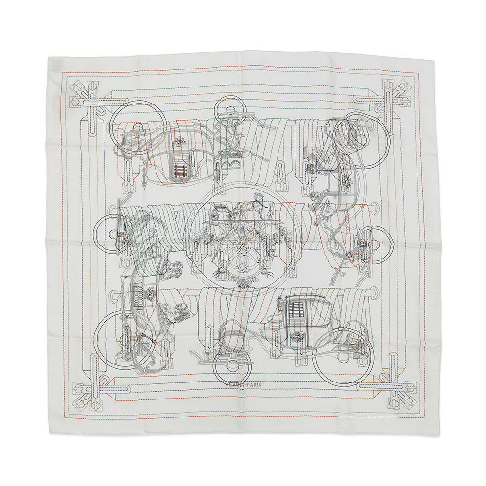 エルメス スカーフ カレ90エクスリブリス・ブロデ・サングル HERMES 2025春夏 【中古】 エルメス スカーフ エルメス ストール HERMES SCARF
