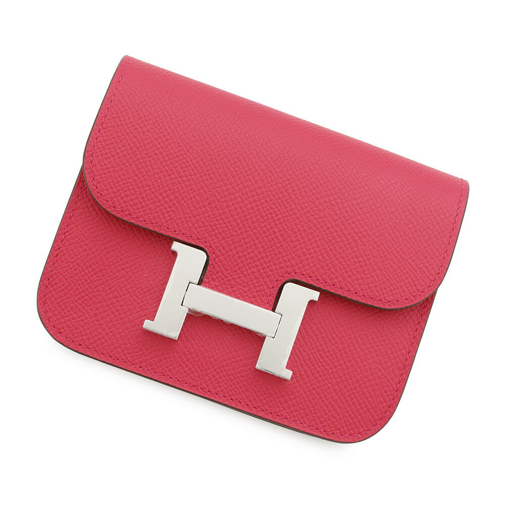 エルメス 財布 コンスタンス スリム ローズメキシコ/シルバー金具 エプソン W刻印 HERMES 財布 エルメス 財布 エルメス HERMES WALLET