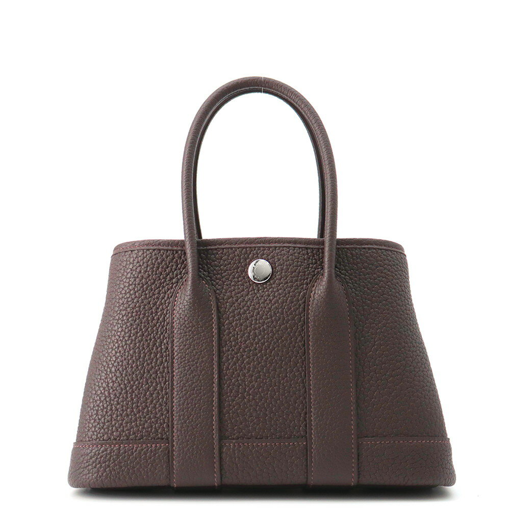 エルメス トートバッグ ネオ・ガーデン 23 ガーデンパーティ エベンヌ/シルバー金具 ネゴンダ K刻印 エルメス バッグ エルメス HERMES BAG