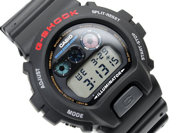 【送料無料!＋ポイント2倍以上!!】【CASIO G-SHOCK】カシオ Gショック 逆輸入海外モデル デジタル腕時計 ブラック ウレタンベルト DW-6900-1CASIO 逆輸入 腕時計 デジタル 腕時計　DW-6900-1VCT