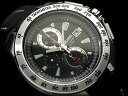 日本製ムーブメント 10気圧防水 デイトカレンダー搭載【SEIKO】セイコー 海外モデル アラームクロノグラフ腕時計 IPブラックベゼル ブラックダイアル シルバー×IPブラックステンレスベルト SNAB11P