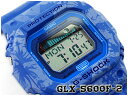 【ポイント3倍!!+送料無料!】G-SHOCK Gショック gshock カシオ CASIO デジタル 腕時計 Gライド G-LIDE ブルー 花柄 GLX-5600F-2ER GLX-5600F-2