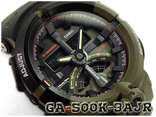 yzG-SHOCK GVbN W[VbN CHARI  CO 胂f `AhR[ `R CASIO JVI AifW rv ubN O[ GA-500K-3AJRyKfz