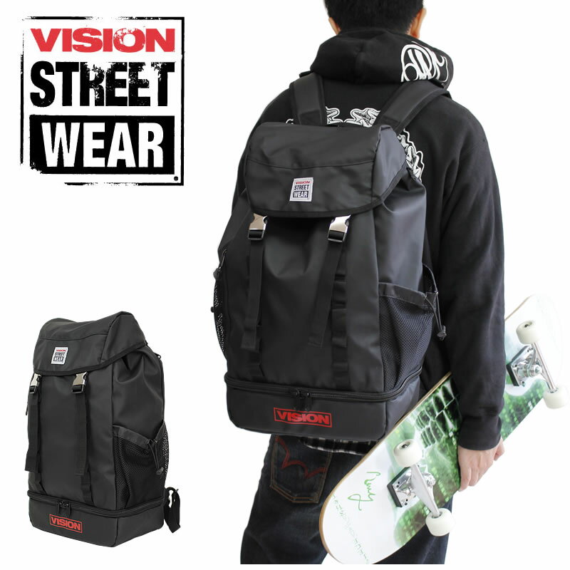 【リュック】VISION STREET WEAR 9193 ストリート感溢れる大容量収納・…...:watermode:10013602