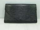 【期間限定特価】ルイ・ヴィトン LOUIS VUITTON アールデコ エピノワール クラッチバッグ セカンドバッグ エピ ノワール ブラック M52632 【中古】
