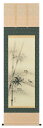 掛け軸 掛軸（かけじく） 竹に雀（小林 華岳） 年中掛け 花鳥画 日本画 全国送料無料無料 代引き手数料無料