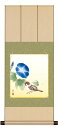 色紙掛け 花鳥画 夏飾り 朝顔 紙色セット 八坂緞子色紙掛 受注生産品