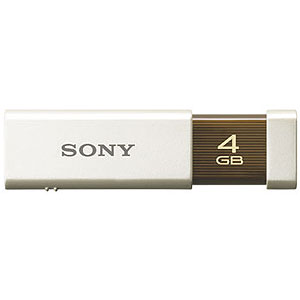 【3500円以上お買い上げで送料無料】ソニー 4GB 片手でかんたんワンプッシュ！ USBメモリー 高速タイプ USM4GLX