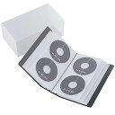 エレコム ELECOM CD/DVDファイル 120枚収納 ブラック CCD-F120BK