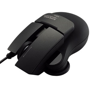 エレコム ELECOM 3ボタンレーザーマウス SCOPE NODE ブラック M-SN1ULBK【3500円以上お買い上げで送料無料】