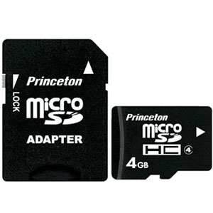 プリンストン microSDHCカード 4GB PMSDHC/4-4GB