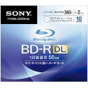 SONY ソニー ビデオ用ブルーレイディスク BD-R DL 2倍速 ワイドエリア 10枚 10BNR2VCPS2