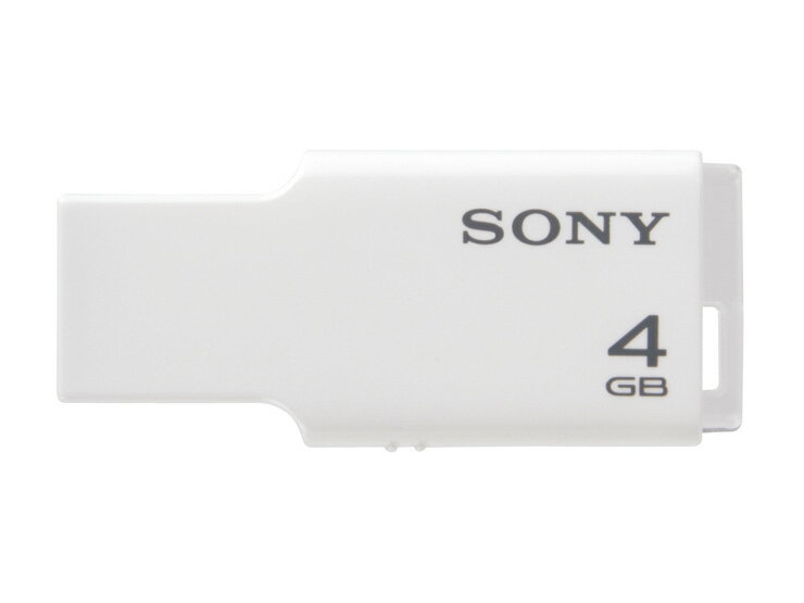 SONY ソニー 4GB スリム＆コンパクト！ USBメモリー USM4GM W【3500円以上お買い上げで送料無料】