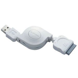 エレコム ELECOM iPod用モバイルUSBケーブル 1.5m ホワイト USB-IRL15