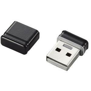 エレコム ELECOM マイクロサイズ USB2.0フラッシュメモリ 4GB ブラック MF-SU204GBK