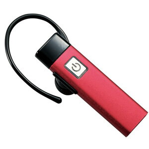 ロジテック Logitec Bluetooth 携帯用ヘッドセット スリム&コンパクト HS02シリーズ レッド LBT-MPHS02RD