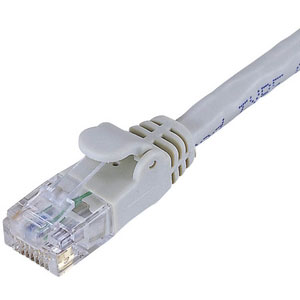 エレコム ELECOM 40m CAT6対応 爪折れ防止プロテクタ付LANケーブル LD-GP/LG40（ライトグレー）