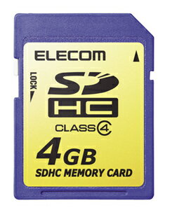 エレコム ELECOM 4GB SDスピードクラス「Class4」対応SDHCカード MF-FSDH04G