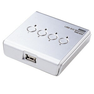 サンワサプライ USB2.0手動切替器4:1 SW-US24...:webby:10033833