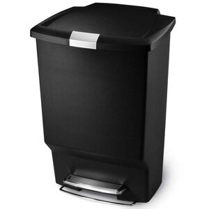 【送料無料】シンプルヒューマン simplehuman ダストボックス レクタンギュラープラスチックステップカン40L ブラック CW1325【smtb-u】【送料無料】