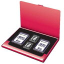 ナカバヤシ Digio2 メモリーカードケース レッド MCC-1000R