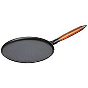 【送料無料】staub ストウブ 木柄クレープパン 1212823 28cm RST620…...:webby:10183349