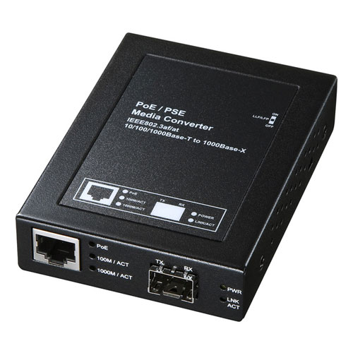 【送料無料】サンワサプライ 光メディアコンバータ PoE対応 LAN-PSC212RF【smtb-u...:webby:12744791